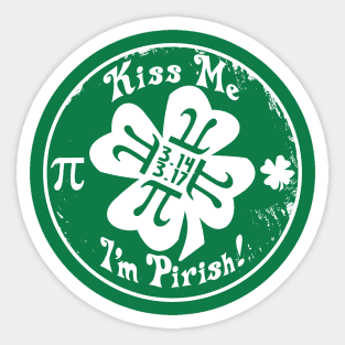 Epic Pi Day and St. Patrick's Day 2 in 1 Sticker